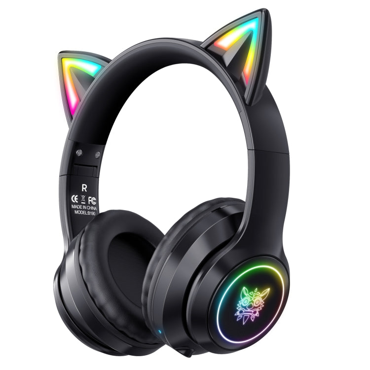 ONIKUMA B90 RGB Lighting Wireless Bluetooth Headphone(Black) - Multimedia Headset by ONIKUMA | Online Shopping South Africa | PMC Jewellery