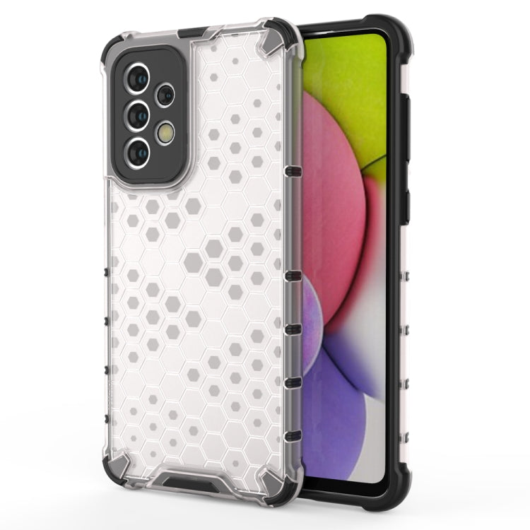 For Samsung Galaxy A33 5G Shockproof Honeycomb PC + TPU Phone Case(White) - Galaxy Phone Cases by PMC TechLife | Online Shopping South Africa | PMC TechLife | Buy Now Pay Later Mobicred