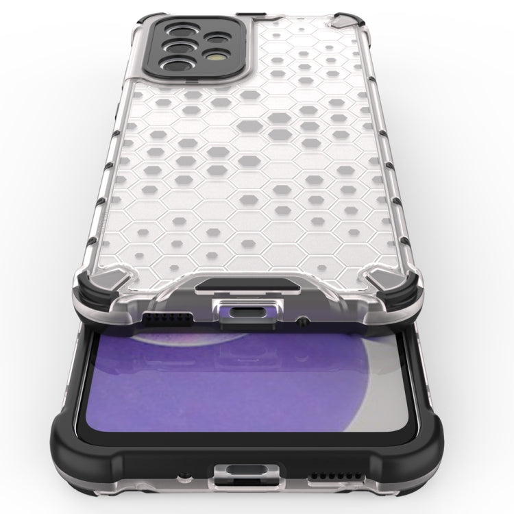 For Samsung Galaxy A33 5G Shockproof Honeycomb PC + TPU Phone Case(White) - Galaxy Phone Cases by PMC TechLife | Online Shopping South Africa | PMC TechLife | Buy Now Pay Later Mobicred