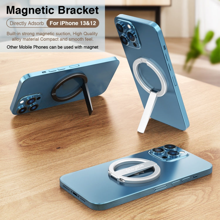 DUX DUICS Stoyobe HF-IV Magnetic Mobile Phone Stand Bracket for iPhone 12 & 13 Series(Black) - Hand-Sticking Bracket by DUX DUCIS | Online Shopping South Africa | PMC TechLife | Buy Now Pay Later Mobicred