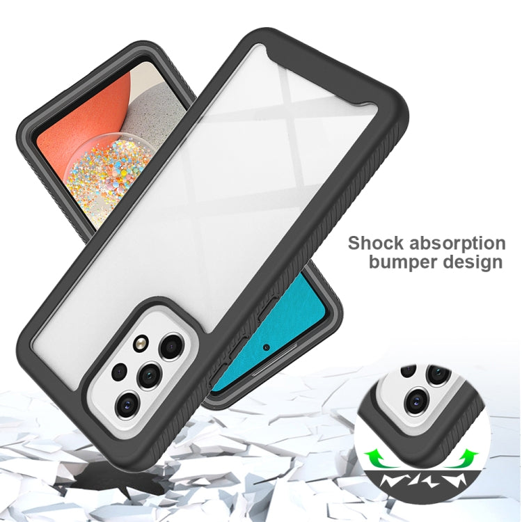 For Samsung Galaxy A53 5G Starry Sky Solid Color Series PC + TPU Phone Case with PET Film(Black) - free shipping - PMC TechLife - Order now!