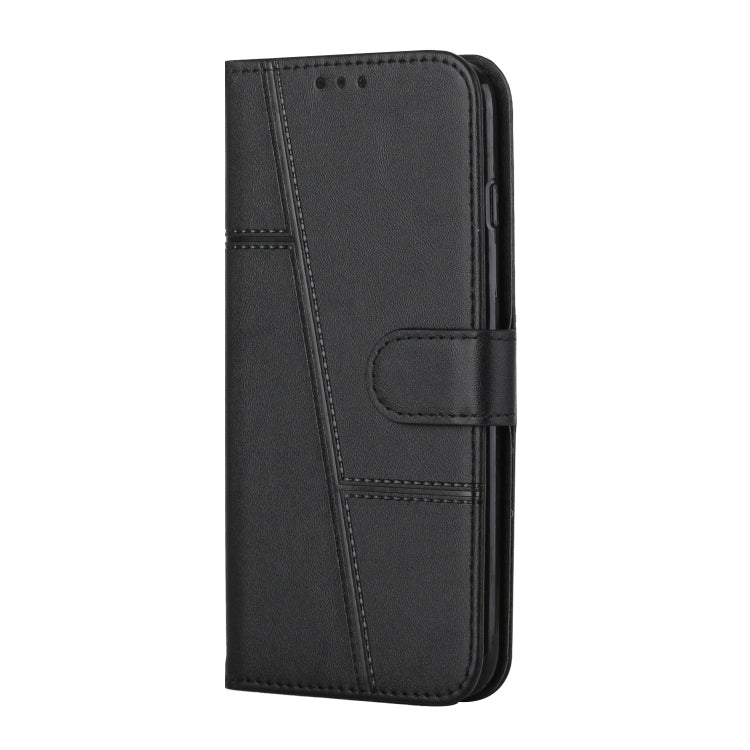 For Samsung Galaxy A33 5G Stitching Calf Texture Buckle Leather Phone Case(Black) - free shipping - PMC TechLife - Order now!