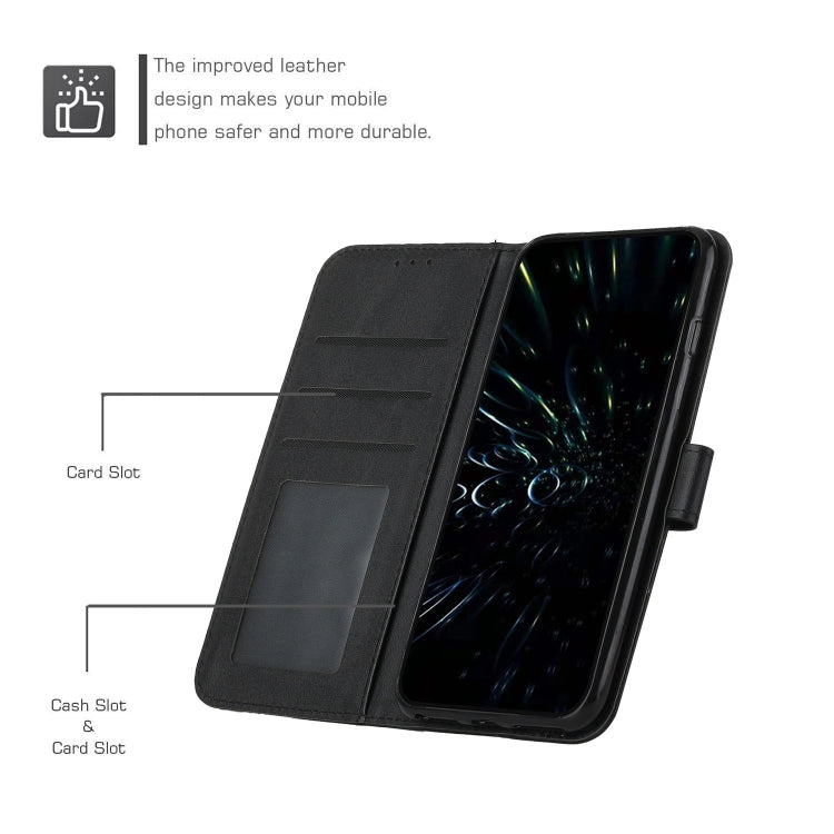 For Samsung Galaxy A33 5G Stitching Calf Texture Buckle Leather Phone Case(Black) - free shipping - PMC TechLife - Order now!