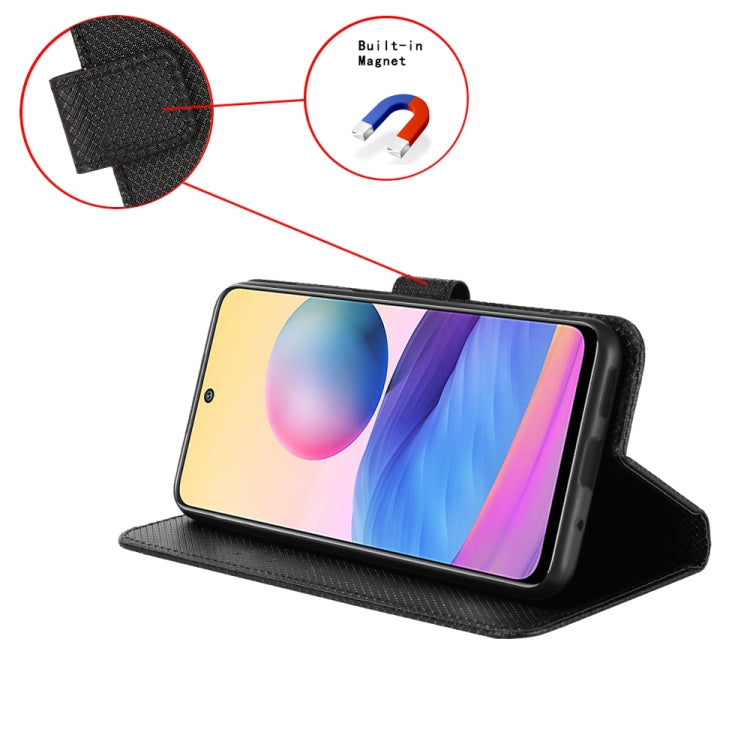 For Doogee S59 / S59 Pro Diamond Texture Leather Phone Case(Black) - free shipping - PMC TechLife - Order now!