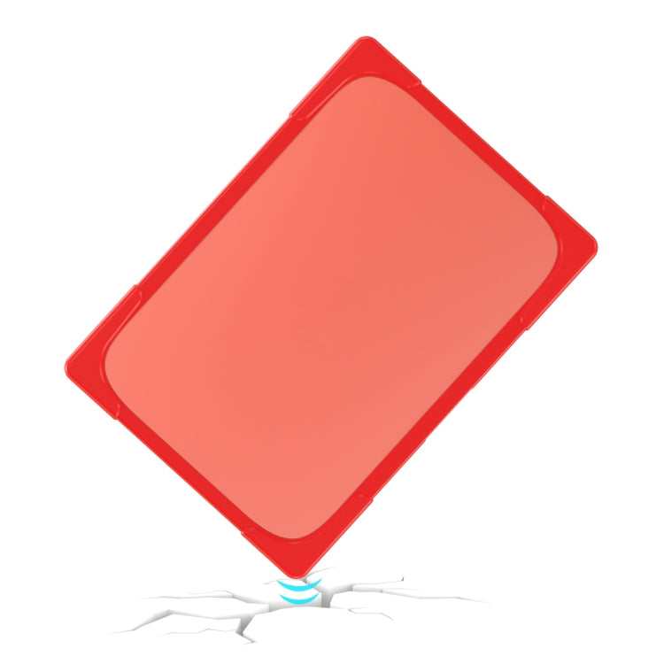 TPU + PC Two-color Anti-fall Laptop Protective Case For MacBook Pro 16.2 inch A2485 2021(Red) - MacBook Pro Cases by PMC TechLife | Online Shopping South Africa | PMC TechLife