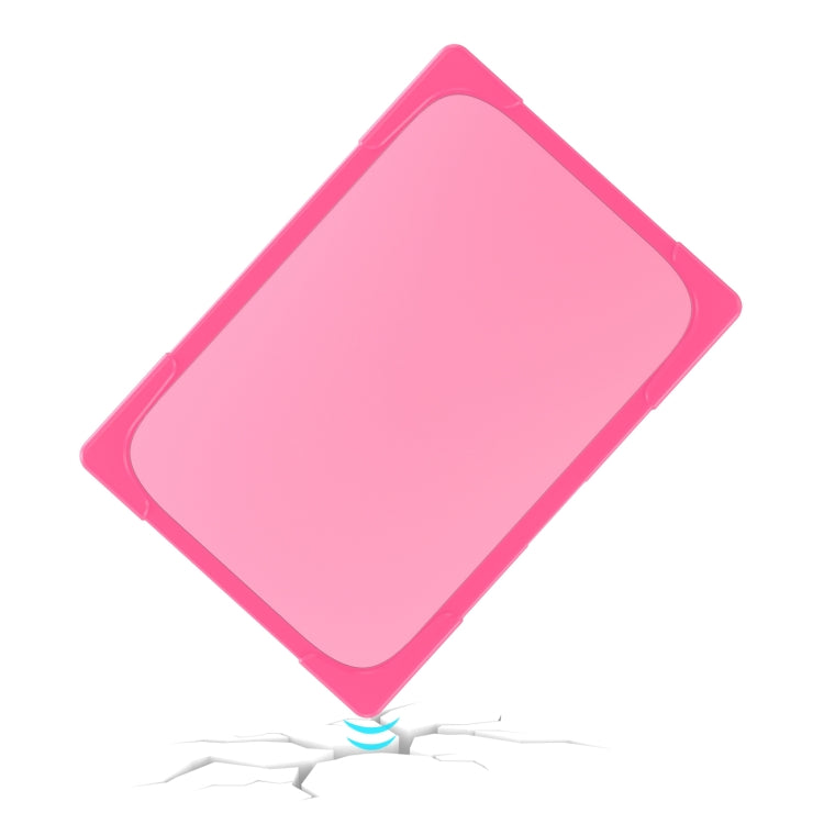 TPU + PC Two-color Anti-fall Laptop Protective Case For MacBook Pro 16.2 inch A2485 2021(Rose Red) - MacBook Pro Cases by PMC TechLife | Online Shopping South Africa | PMC TechLife