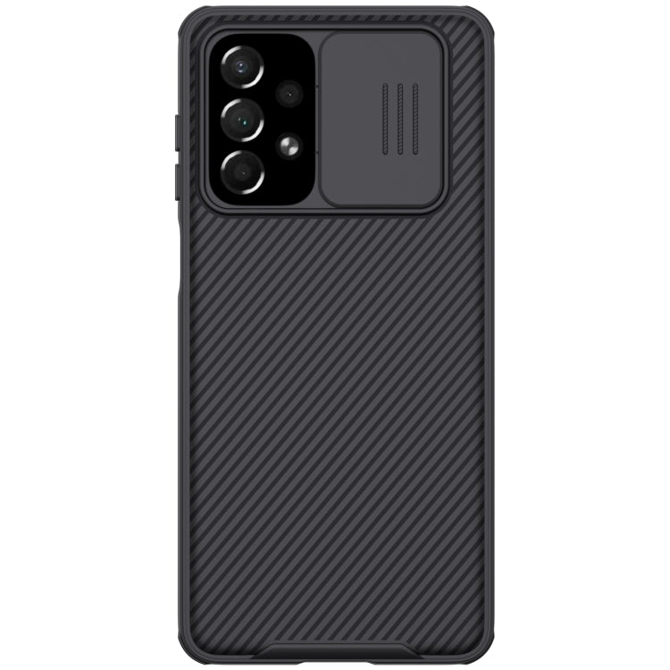For Samsung Galaxy A73 5G NILLKIN Black Mirror Pro Series Camshield PC Phone Case(Black) - Galaxy Phone Cases by NILLKIN | Online Shopping South Africa | PMC Jewellery