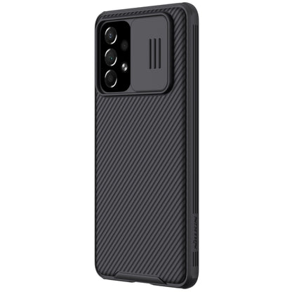 For Samsung Galaxy A73 5G NILLKIN Black Mirror Pro Series Camshield PC Phone Case(Black) - Galaxy Phone Cases by NILLKIN | Online Shopping South Africa | PMC Jewellery