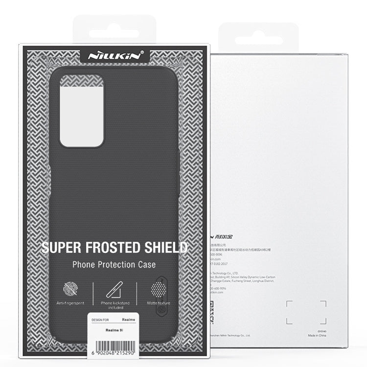 For OPPO Realme 9i NILLKIN Frosted PC Phone Case(Red) - Realme Cases by NILLKIN | Online Shopping South Africa | PMC TechLife | Buy Now Pay Later Mobicred