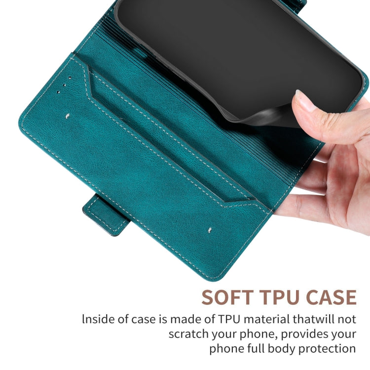 For Samsung Galaxy A33 5G Stitching Side-Magnetic RFID Leather Phone Case(Dark Green) - free shipping - PMC TechLife - Order now!