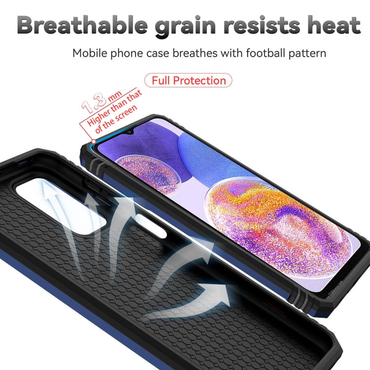 For Samsung Galaxy A23 Sliding Camshield Holder Phone Case(Blue) - Galaxy Phone Cases by PMC TechLife | Online Shopping South Africa | PMC TechLife | Buy Now Pay Later Mobicred