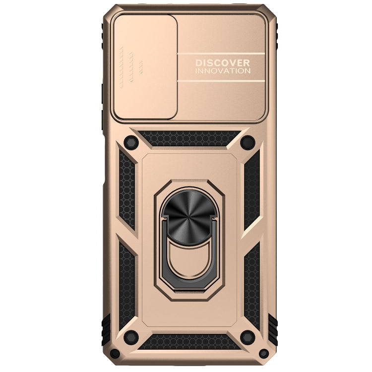 For Xiaomi Redmi Note 11 Pro Global Sliding Camshield Holder Phone Case(Gold) - free shipping - PMC TechLife - Order now!