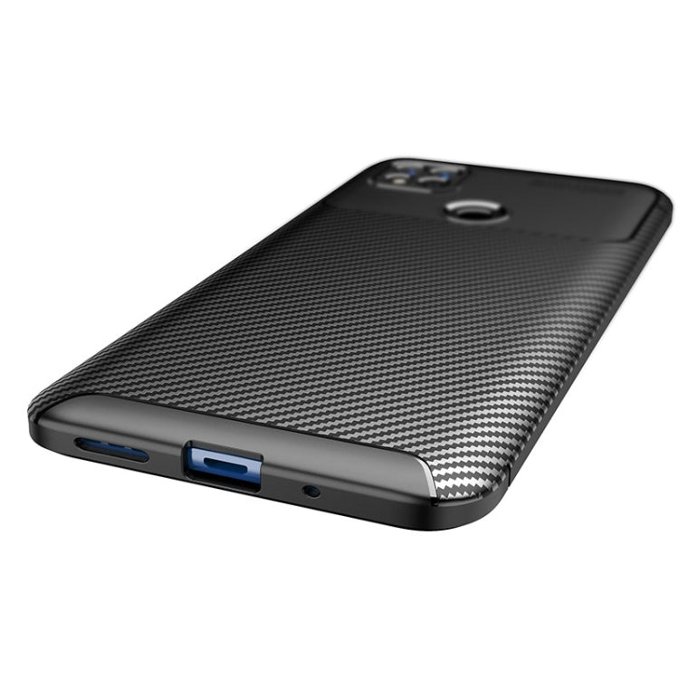 For Xiaomi Redmi 10A Carbon Fiber Texture Shockproof TPU Phone Case(Black) - Xiaomi Cases by PMC TechLife | Online Shopping South Africa | PMC TechLife
