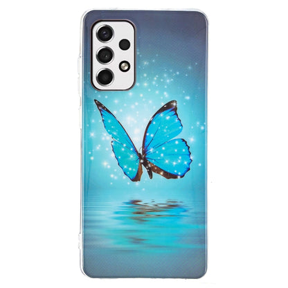 For Samsung Galaxy A53 5G Luminous TPU Protective Phone Case(Butterfly) - Galaxy Phone Cases by PMC Jewellery | Online Shopping South Africa | PMC Jewellery