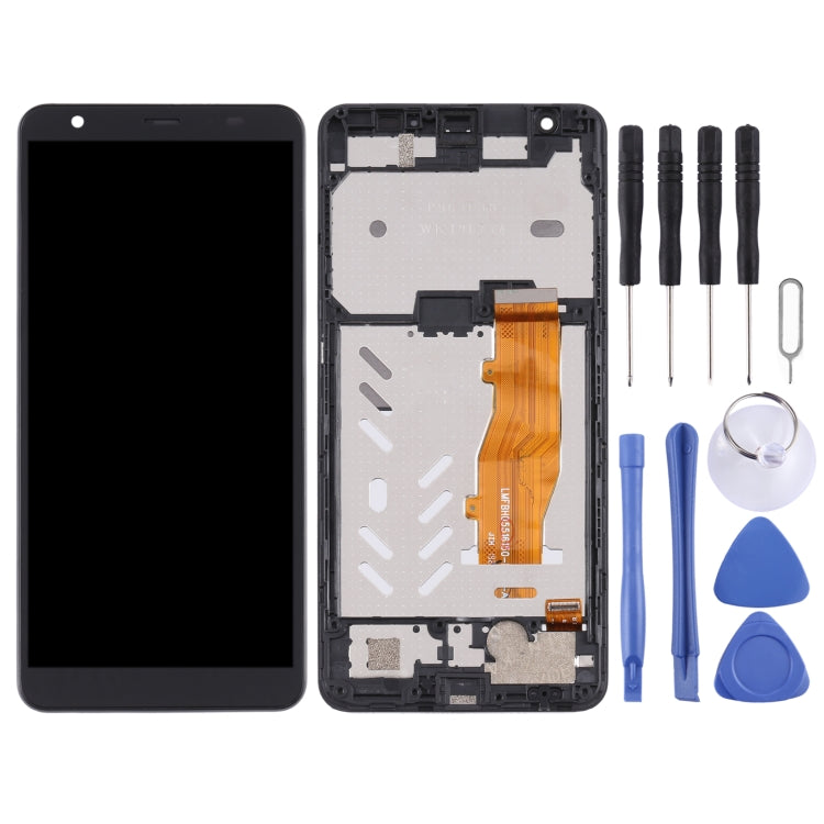 OEM LCD Screen For ZTE Blade A5 2019 Digitizer Full Assembly with Frame���Black) - free shipping - PMC TechLife - Order now!