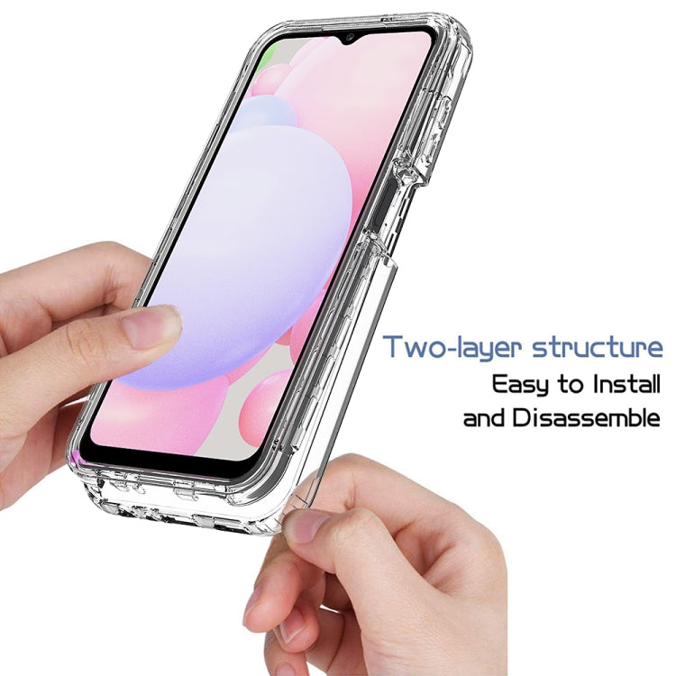 For Samsung Galaxy A13 4G Full Body Shockproof Clear Gradient Phone Case(Blue) - Galaxy Phone Cases by PMC TechLife | Online Shopping South Africa | PMC TechLife | Buy Now Pay Later Mobicred
