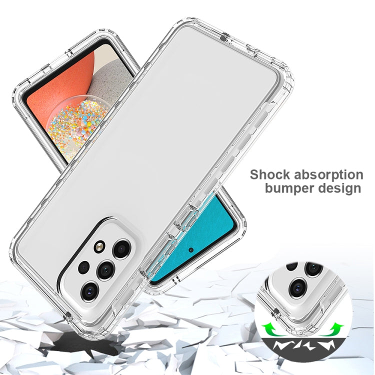 For Samsung Galaxy A53 5G Full Body Shockproof Clear Gradient Phone Case(Black) - Galaxy Phone Cases by PMC TechLife | Online Shopping South Africa | PMC TechLife | Buy Now Pay Later Mobicred