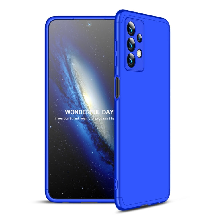 For Samsung Galaxy A23 GKK Three Stage Splicing Full Coverage PC Phone Case(Blue) - Galaxy Phone Cases by GKK | Online Shopping South Africa | PMC Jewellery