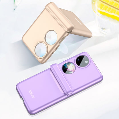 For Huawei P50 Pocket GKK Magnetic Hinge Full Coverage Phone Case(Purple) - Huawei Cases by GKK | Online Shopping South Africa | PMC Jewellery | Buy Now Pay Later Mobicred