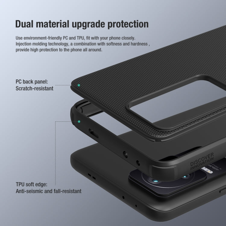 For Xiaomi Redmi K40S NILLKIN Frosted Shield Pro PC + TPU Phone Case(Black) - Xiaomi Cases by NILLKIN | Online Shopping South Africa | PMC TechLife | Buy Now Pay Later Mobicred