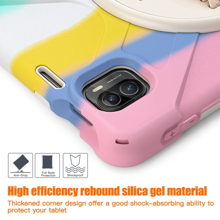 For Xiaomi Pad 5 / Pad 5 Pro Silicone + PC Tablet Case(Colorful Pink) -  by PMC TechLife | Online Shopping South Africa | PMC TechLife
