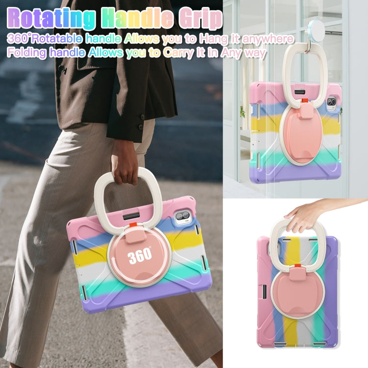 For Xiaomi Pad 5 / Pad 5 Pro Silicone + PC Tablet Protective Case(Colorful Pink) -  by PMC TechLife | Online Shopping South Africa | PMC TechLife