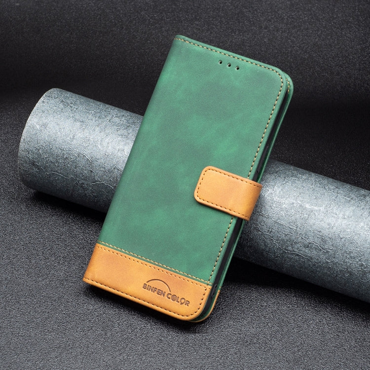 For Samsung Galaxy A53 BF11 Color Matching Skin Feel Leather Phone Case(Green) - free shipping - PMC TechLife - Order now!