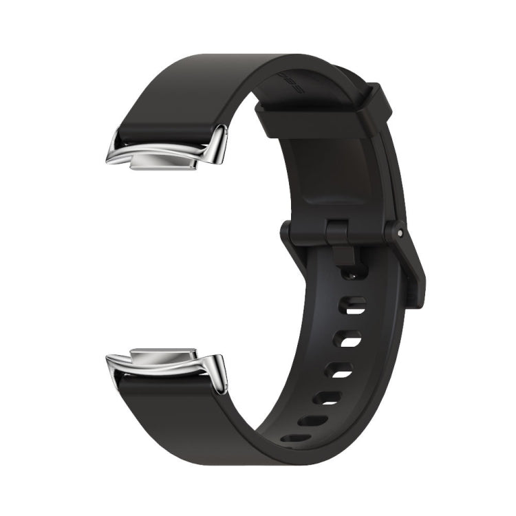 For Fitbit Charge 5 Mijobs Soft Silicone  Watch Band(Pink+Gold) - Watch Bands by MIJOBS | Online Shopping South Africa | PMC TechLife | Buy Now Pay Later Mobicred