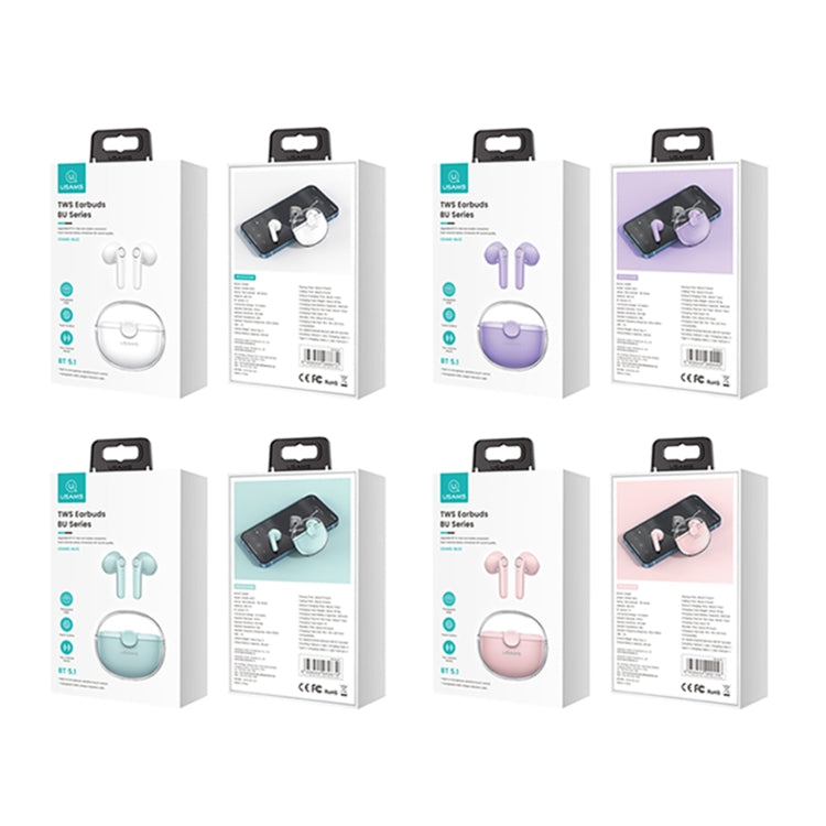 USAMS BU12 TWS Half In-Ear Bluetooth 5.1 Wireless Earphones(Green) - free shipping - PMC TechLife - Order now!