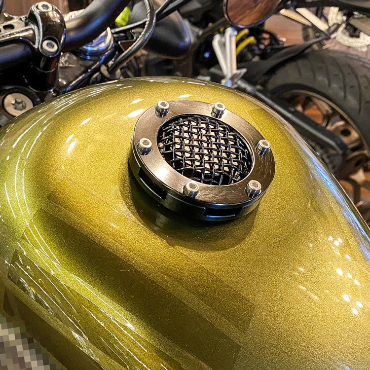 HP-Q088 Retro Motorcycle Modified Fuel Tank Cap for Harley XL883 / X48(Black) - Replacement Parts by PMC TechLife | Online Shopping South Africa | PMC TechLife