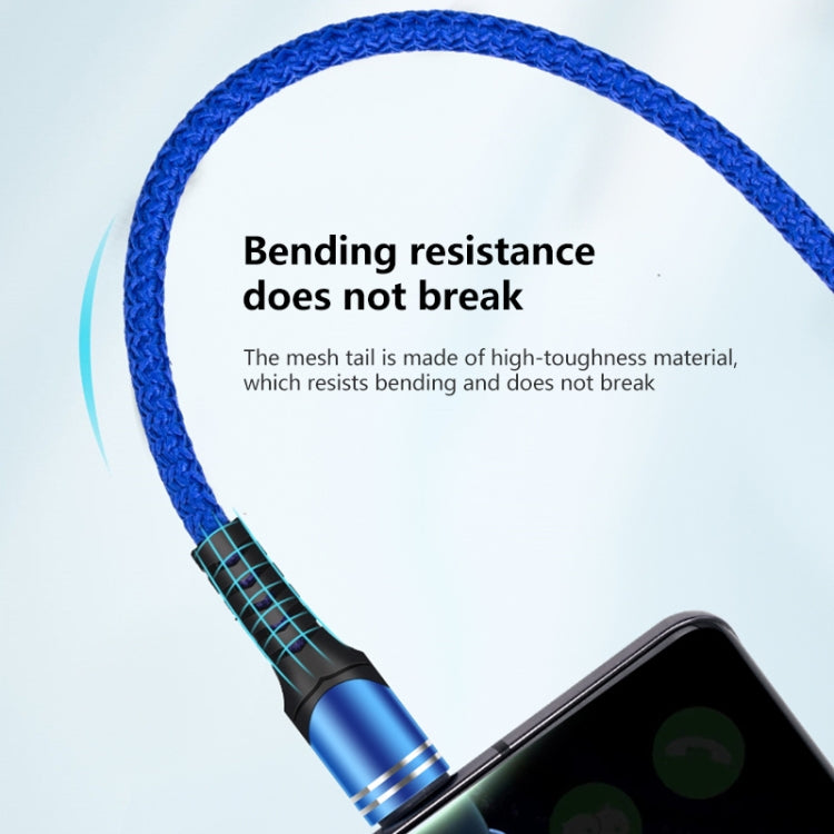 8 Pin 6A Woven Style USB Charging Cable, Cable Length: 1m(Black) - Normal Style Cable by PMC TechLife | Online Shopping South Africa | PMC TechLife