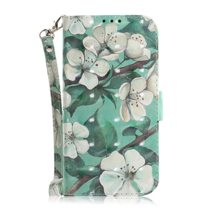 For Xiaomi 12 / 12X 3D Colored Horizontal Flip Leather Phone Case(Watercolor Flower) - 12 Cases by PMC Jewellery | Online Shopping South Africa | PMC Jewellery