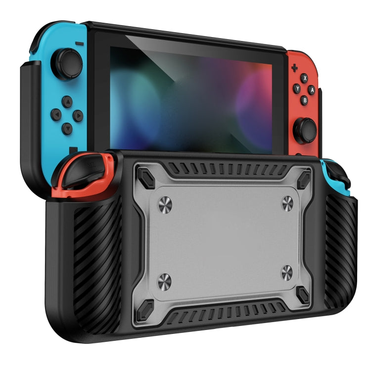 Game Handle Gamepad TPU+PC Protective Case for Switch OLED(Black) - Cases by PMC Jewellery | Online Shopping South Africa | PMC Jewellery