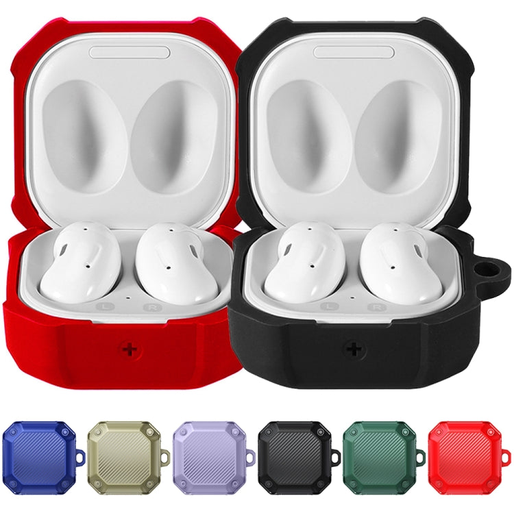 For Samsung Galaxy Buds Live / Buds 2 / Buds Pro / Buds 2 Pro Shield Armor Waterproof Wireless Earphone Protective Case(Purple) - Samsung Earphone Case by PMC TechLife | Online Shopping South Africa | PMC TechLife