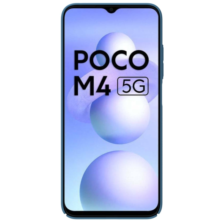 For Xiaomi Poco M4 5G NILLKIN Black Mirror Series Camshield PC Phone Case(Blue) - Xiaomi Cases by NILLKIN | Online Shopping South Africa | PMC TechLife