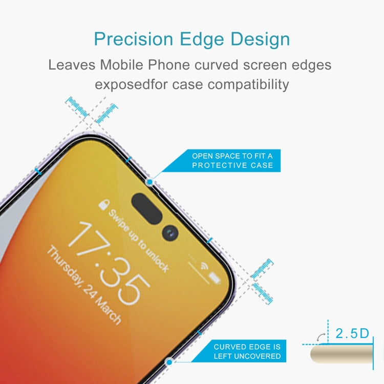 For iPhone 14 Pro Max 10pcs 0.26mm 9H 2.5D Tempered Glass Film - iPhone 14 Pro Max Tempered Glass by PMC TechLife | Online Shopping South Africa | PMC TechLife