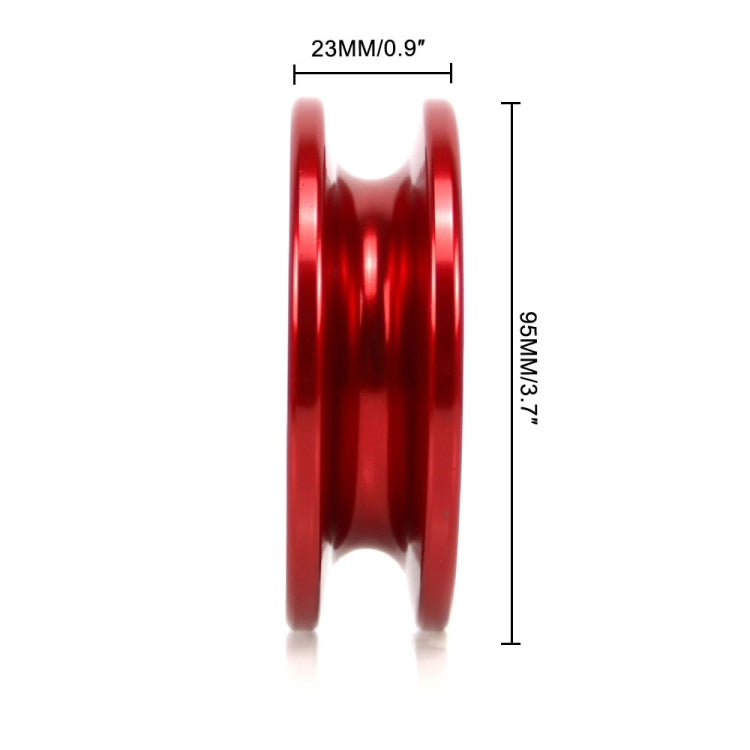 Truck Winch Snatch Recovery Ring for Soft Shackle ATV UTV Rcovery 41000 lb(Red) - free shipping - PMC TechLife - Order now!