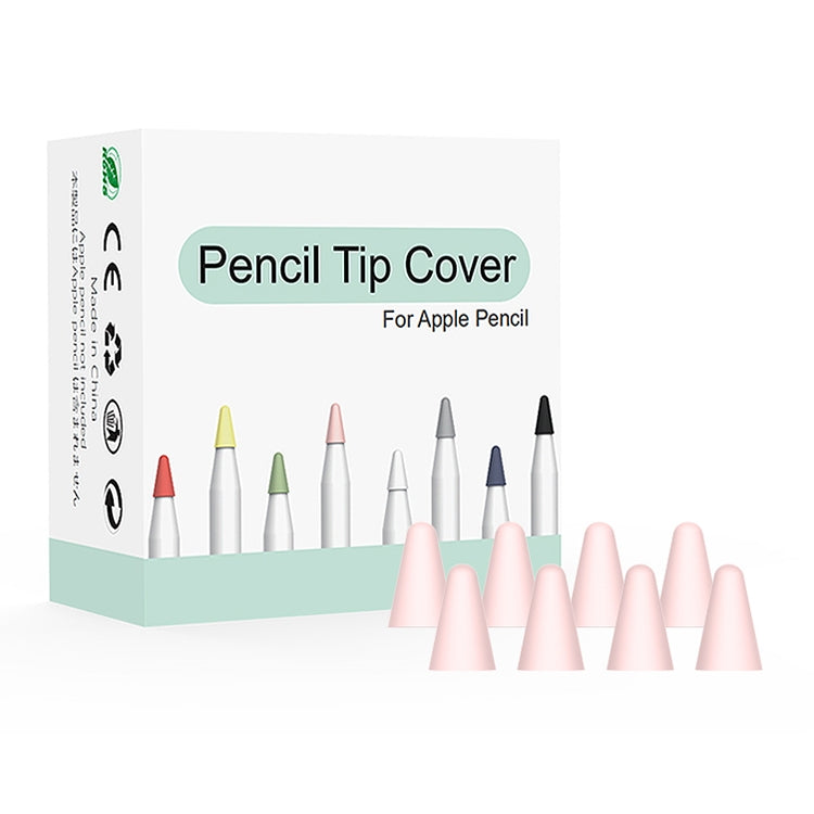 8 PCS / Set Universal Wearable Stylus Nib Cover For Apple Pencil 1 / 2(Pink) - Pencil Accessories by PMC TechLife | Online Shopping South Africa | PMC TechLife
