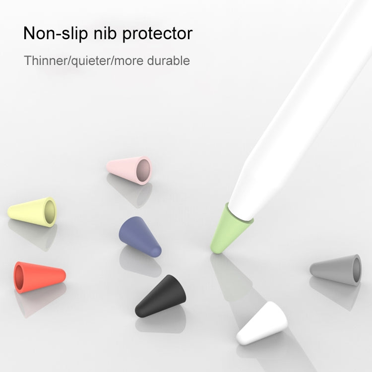8 PCS / Set Universal Wearable Stylus Nib Cover For Apple Pencil 1 / 2(Pink) - Pencil Accessories by PMC TechLife | Online Shopping South Africa | PMC TechLife