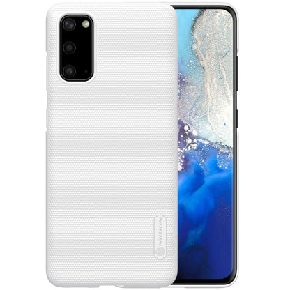 For Galaxy S20 / Galaxy S20 5G NILLKIN Frosted Concave-convex Texture PC Case(White) - Galaxy Phone Cases by NILLKIN | Online Shopping South Africa | PMC Jewellery