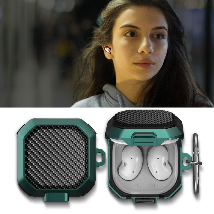 For Samsung Galaxy Buds Live/Buds Pro/Buds 2/2 Pro Anti-fall Earphones Case with Switch(Black Purple) - free shipping - PMC TechLife - Order now!