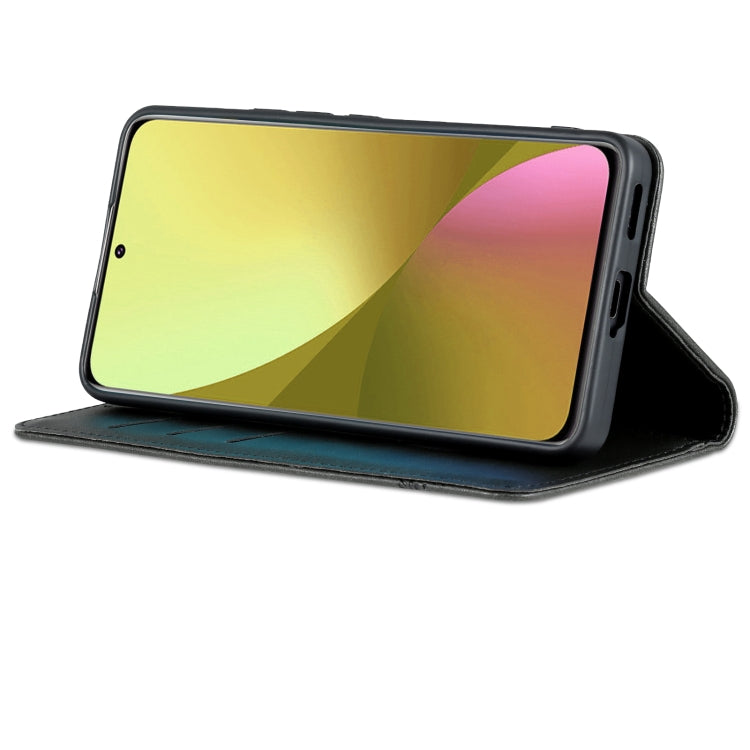 For Xiaomi 12 Lite AZNS Magnetic Calf Texture Leather Phone Case(Black) - free shipping - PMC TechLife - Order now!