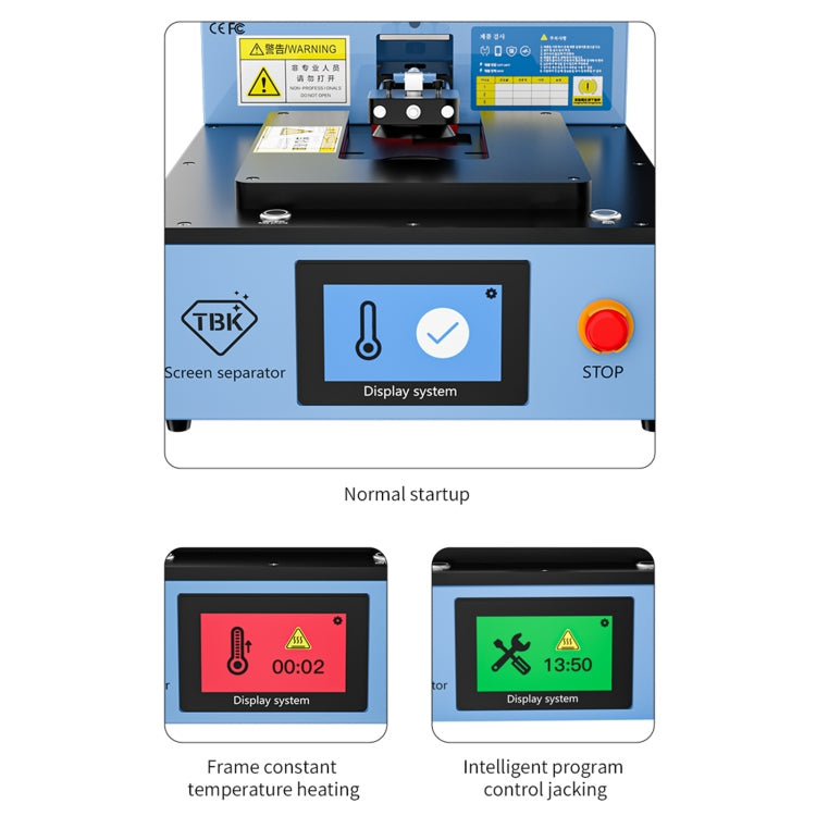 TBK 288  Built-in Pump Vacuum Automatic Intelligent Control Screen Removal Tool, EU Plug - Separation Equipment by TBK | Online Shopping South Africa | PMC Jewellery