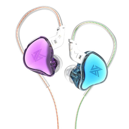 KZ-EDC 1.2m High-Value Subwoofer Wired HIFI In-Ear Headphones, Style:Without Microphone(Colorful) - In Ear Wired Earphone by KZ | Online Shopping South Africa | PMC Jewellery | Buy Now Pay Later Mobicred