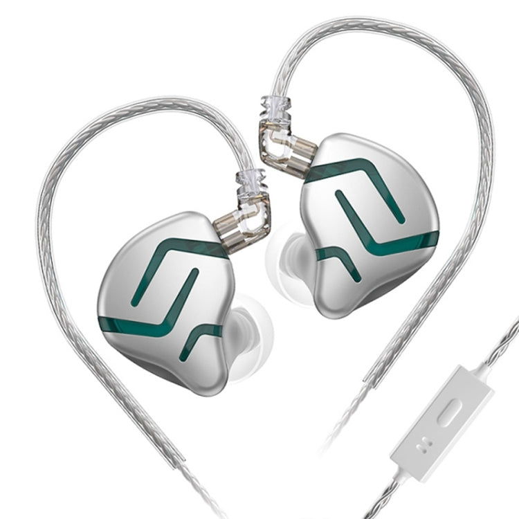 KZ-ZES Electrostatic Dynamic Hybrid HIFI In-Ear Headphones,Length: 1.2m(With Microphone) - In Ear Wired Earphone by KZ | Online Shopping South Africa | PMC Jewellery