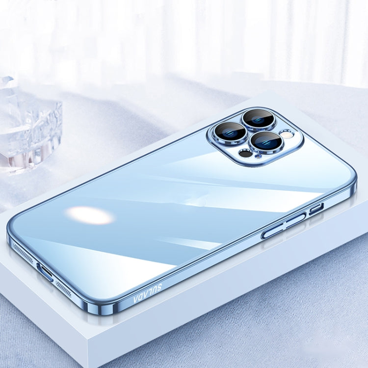 For iPhone 13 Pro SULADA JINGJIA Series Lens Protector PC Phone Case (Blue) - iPhone 13 Pro Cases by SULADA | Online Shopping South Africa | PMC TechLife