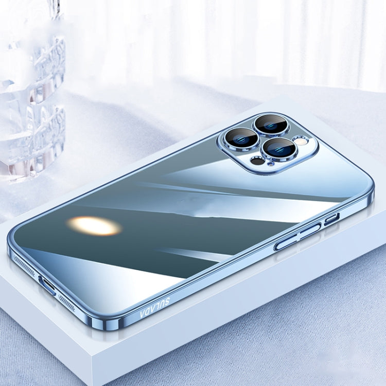 For iPhone 12 Pro Max SULADA JINGJIA Series Lens Protector PC Phone Case(Blue) - free shipping - PMC TechLife - Order now!