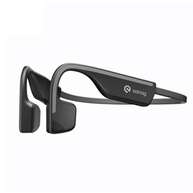 Sanag A11S Bone Conduction Second-generation Air Conduction Headphones(Black Grey) - Sport Earphone by Sanag | Online Shopping South Africa | PMC Jewellery