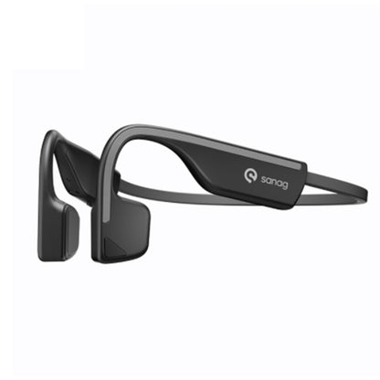 Sanag A11S Bone Conduction Second-generation Air Conduction Headphones(Black Grey) - Sport Earphone by Sanag | Online Shopping South Africa | PMC Jewellery