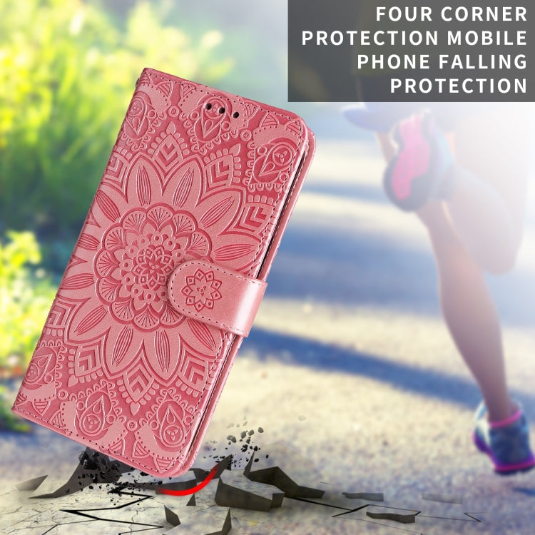 For Samsung Galaxy A33 5G Embossed Sunflower Leather Phone Case(Pink) - free shipping - PMC TechLife - Order now!